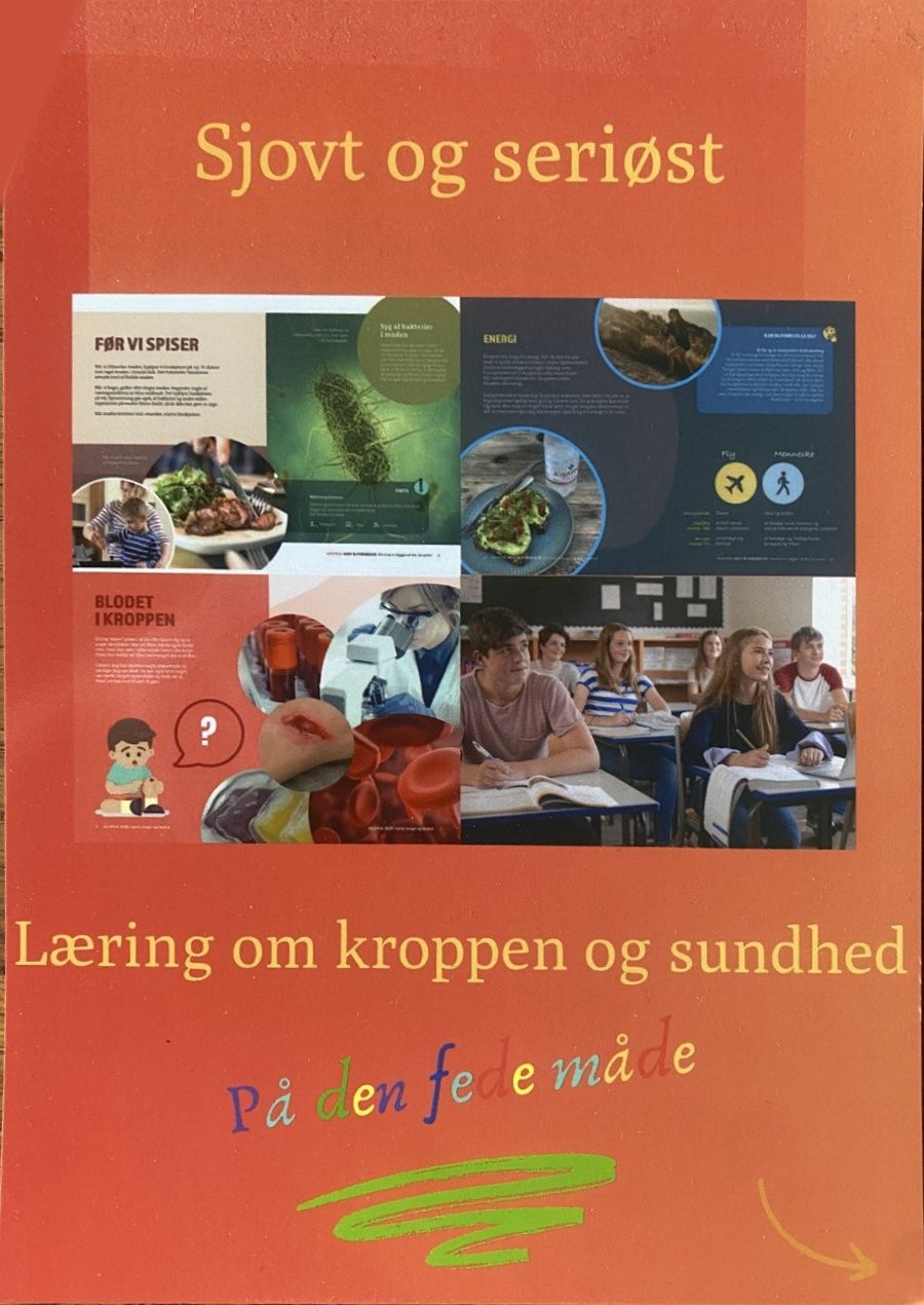 Flyer: Sjovt og seriøst – læring om kroppen og sundhed